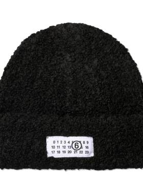 MM6 Maison Margiela Logo Beanie 针织帽毛线帽HBX