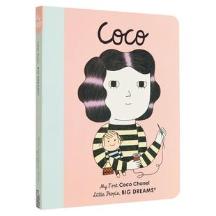 Little People Big Dreams 小人物大梦想传记初阶系列 My First Coco Chanel香奈儿创始人 英文原版 1-6岁 纸板书精装儿童启蒙绘本