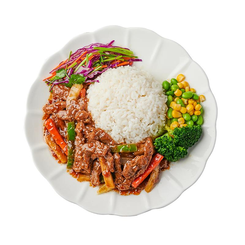 谷言黑椒牛柳180g快餐盖浇饭料理包外卖盖饭方便速食半成品简餐