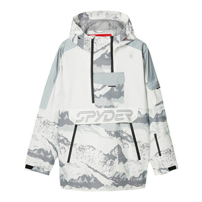 SPYDER蜘蛛新款滑雪服男女款专业单双板潮牌滑雪上衣外套22CF211U