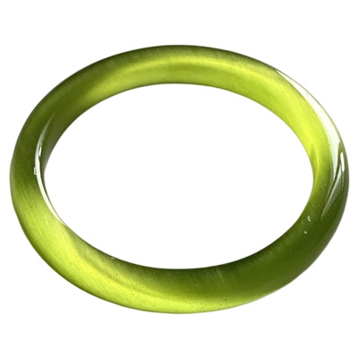 【亏清】绝美猫眼石偏光通透手镯