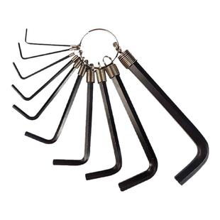 史丹利内六角扳手套装工业级六角螺丝刀高硬度六角匙大扭矩10件套