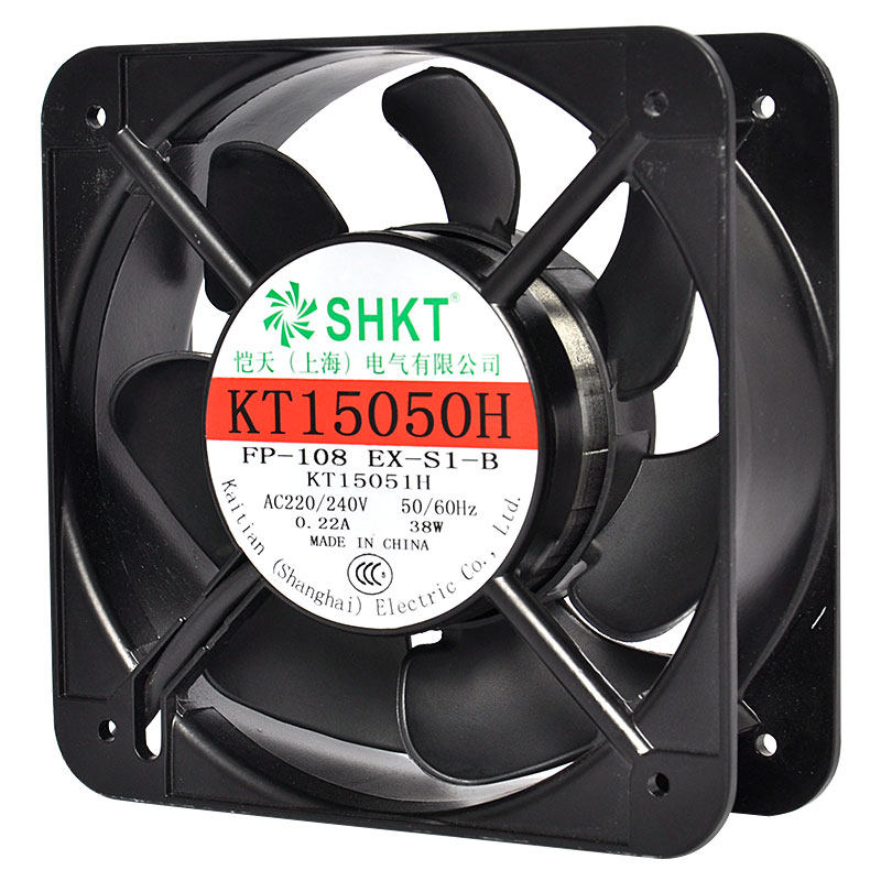 KT15050H散热风扇220V电焊机柜配电箱150MM工业轴流风机380V 15CM