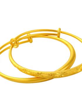 越南沙金手镯女仿真不掉