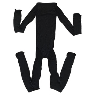 大码912针马油连体丝袜油亮连体衣5D全包紧身衣性感男女款丝袜衣