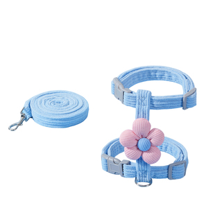 猫咪牵引绳防挣脱外出专用工字型猫绳幼猫溜猫神器宠物胸背带链子