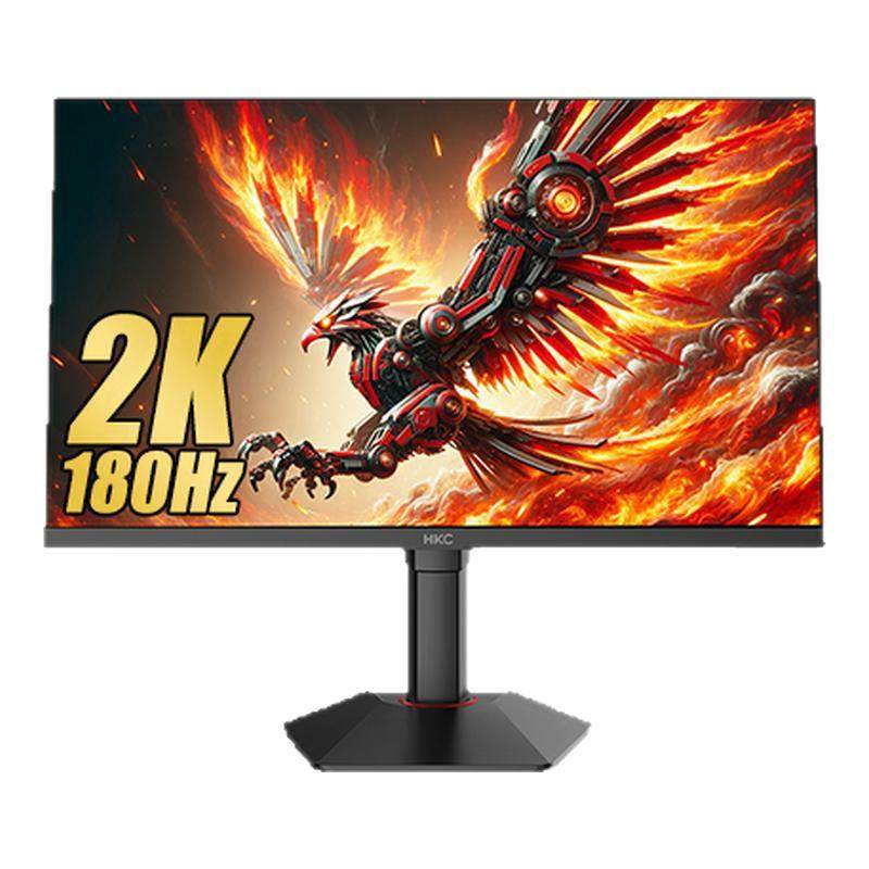 HKC显示器24英寸2K180HZ电竞电脑200屏幕G24H1经典版猎鹰2代G24H2