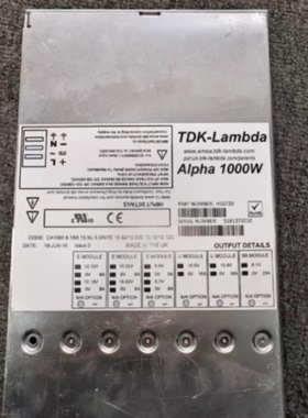 议价H10720电源TDK-Lambda 原装进口Alpha 1000W 直流电源模块