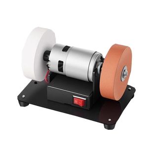 砂轮机砂轮台式粗细家用电动打磨电机抛光小型钻孔机无极磨刀机