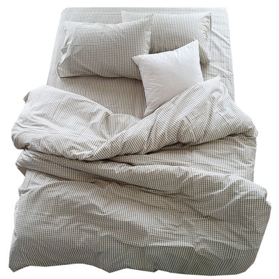 纯棉极简风被套床单枕套