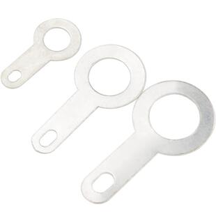 单头焊片铜镀银线耳垫圈圆形环形焊接端子铜接线片铜垫片M2.2-6.2