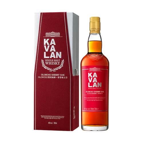KAVALAN噶玛兰 桶艺协奏系列 OLOROSO雪莉桶单一麦芽威士忌700ml