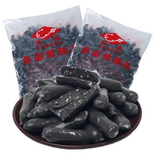 墨汁鱼籽肠墨鱼肠商用一口肠鱼极烤肠火腿肠关东煮火锅食材半成品