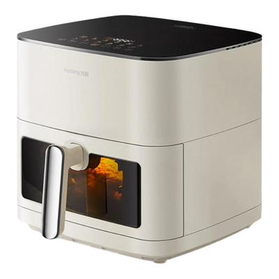 九阳V588空气炸锅家用新款双热源8L大容量可视免翻面全金属电炸锅