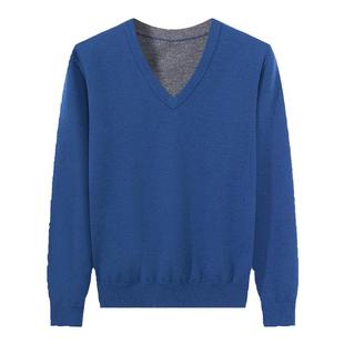 鹿王羊绒衫男士领提花套衫可双面穿加厚时尚休闲百搭保暖春秋新款