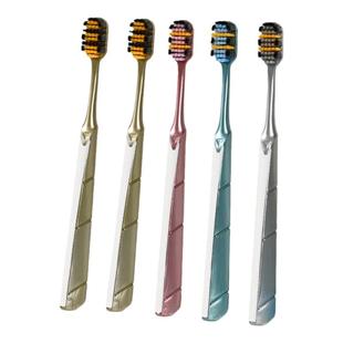 宽头效率刷牙高档精致软毛牙刷高密度螺旋尼龙刷毛成人家用抑菌