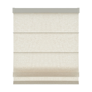 walsunny双层日夜罗马帘窗帘遮光卧室客厅电动升降遮阳蜂巢帘卷帘