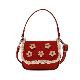 高颜值甜美迷你小包包女2025新款洋气少女风单肩斜跨包mini口红包