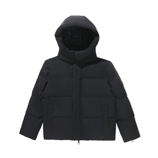 ABLE JEANS 冬季新款女士防水短款可脱卸连帽羽绒服外套