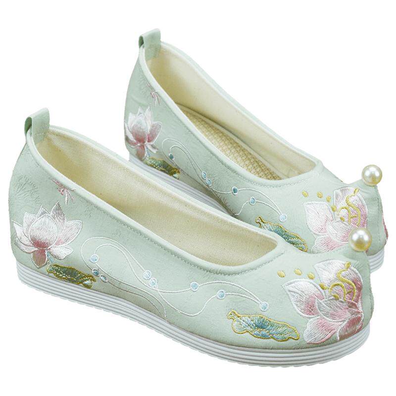 汉元素汉服鞋锦袍仙古装绣花鞋