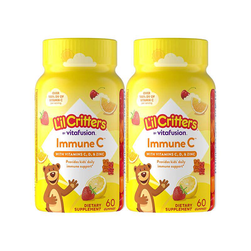 美国进口lilcritters补锌小熊糖