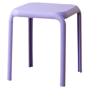 家用结实耐用高板凳塑料凳子加厚现代简约餐厅可叠放客人备用凳子