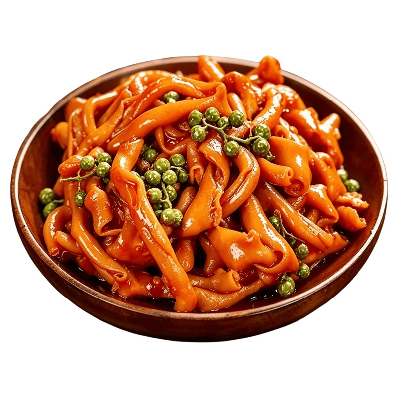 藤椒麻辣鸭肠即食湖南风味