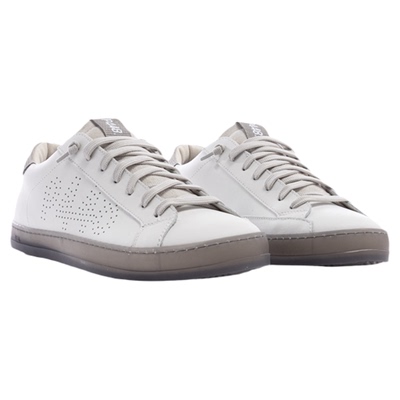 P448 JOHN 男女同款简约灰白拼色休闲鞋运动鞋