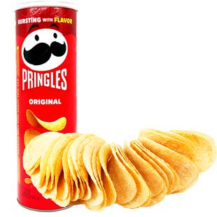 Pringlse美版品客原味薯片Origlinal美国原装进口149g 37g零食品