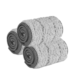 通用妙洁平板拖把替换布家用墩布超强吸水免洗刮刮乐魔术贴拖布