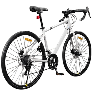 永久铝合金700C公路车蓝图变速器手变一体超轻弯把成人男女自行车