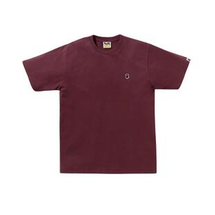 BAPE男装25年秋冬猿人刺绣标纯色短袖T恤X00410P