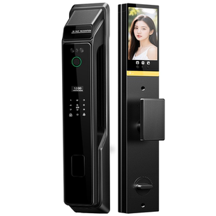 全自动智能门锁入户门人脸识别带监控指纹锁防盗门密码锁家用门锁