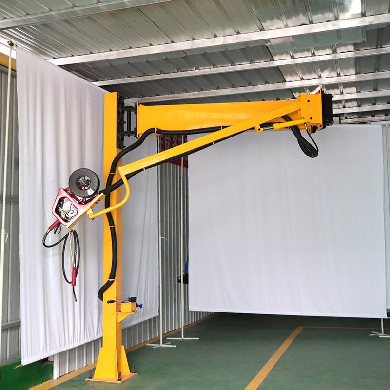 厂家批发立柱式焊接配桶装焊丝液压旋转折叠空间臂送丝机空间臂