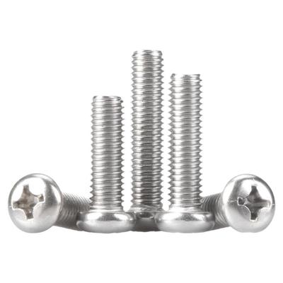 泽克不锈钢小螺丝304十字圆头