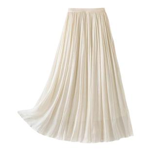 白色裙裤大码女胖mm小个子阔腿2025新款裤裙宽松女裤女士裤子夏季