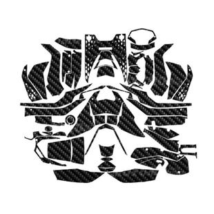 适用三阳MMBCU曼巴贴纸碳纤维防磨装饰拉花车身保护贴膜改装配件