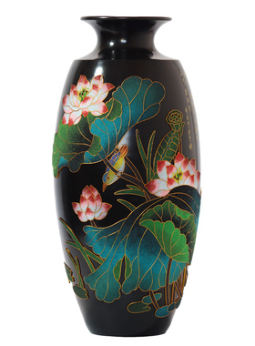 山东龙山黑陶摆件中式非遗