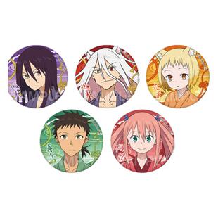 星河动漫 战国妖狐 迅火 真介 灼岩 周边 马口铁徽章 吧唧