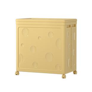 儿童衣服收纳箱家用大容量折叠翻盖整理箱带轮换季衣物被子储物箱