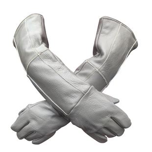 加厚训犬防咬手套防猫抓 狗狗咬伤 训练抓狗猫咪蛇咬牛皮防护神器