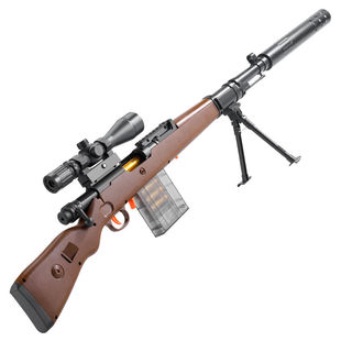 礼盒装玩具枪狙击枪98k大号抛壳软弹枪儿童awm男生日礼物手动军事