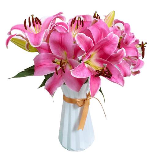 鲜花云南直发香水百合昆明基地玫瑰花向日葵生日花束水养速递同城