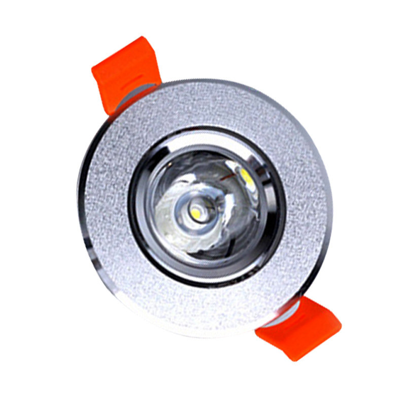 1w射灯酒柜小孔灯led可调角度牛眼筒灯镜前灯嵌入式开孔55mm6公分