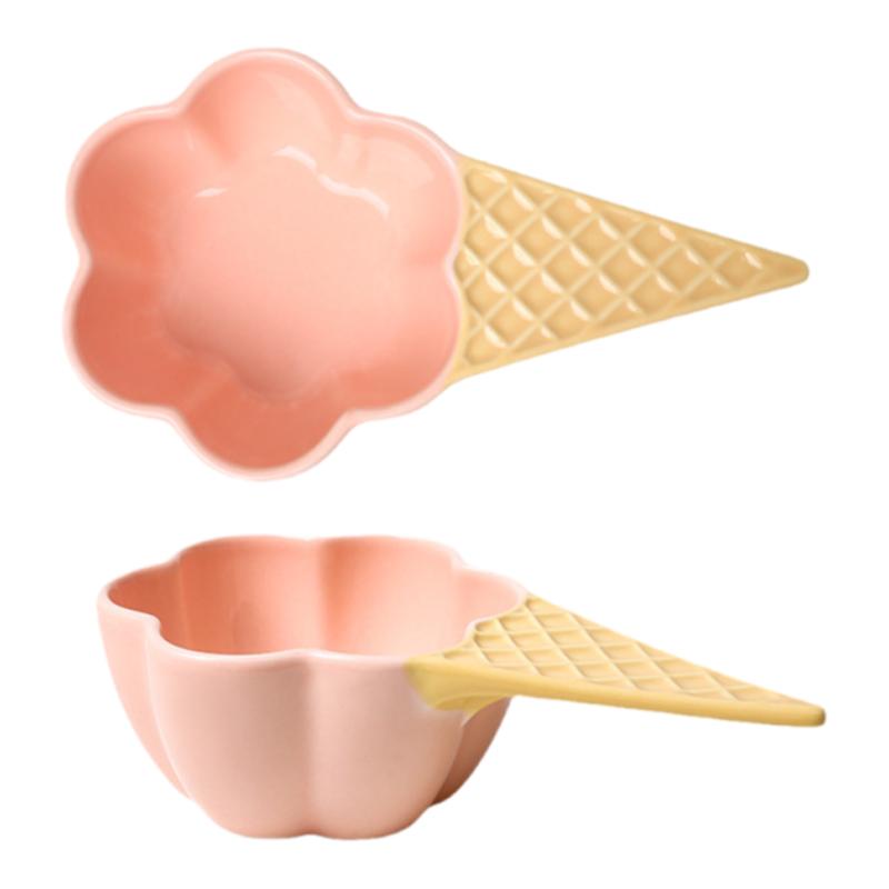 创意雪糕碗陶瓷少女心