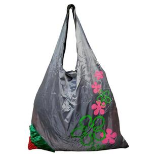 草莓折叠购物袋轻便环保耐用超市尼龙袋提兜便携大容量买菜包布袋