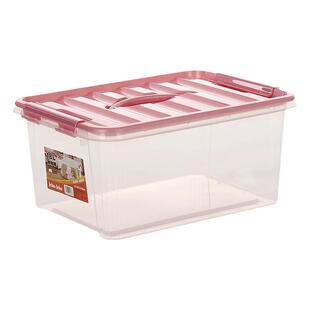 手提式收纳箱透明收纳盒小号塑料储物箱零食玩具整理箱加厚箱子