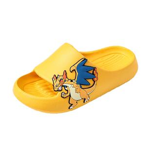 喷火龙男童拖鞋儿童凉拖2026秋季居家室内宝宝卡通软底防滑中大童