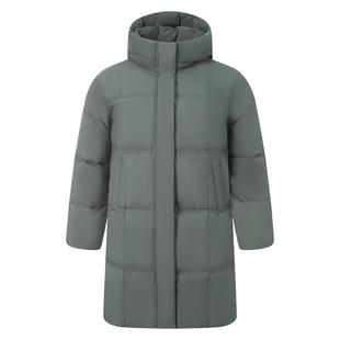 【会员专享】Mizuno美津浓秋冬女子连帽防风拒水保暖中长款羽绒服