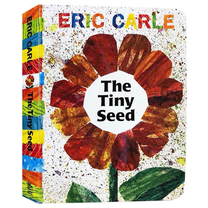 感悟生命 The Tiny Seed 小种子 英文原版 纸板书 Eric carle 卡尔爷爷 吴敏兰书单绘本123第91本 低幼入门启蒙学习英语图书